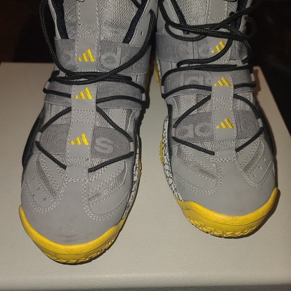 adidas Top Ten 2000 Shift Gray Sun size 8.5 - Picture 3 of 7